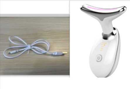 Masajeador para cuello con luz led, reafirma la piel y reduce arrugas