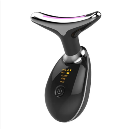 Masajeador para cuello con luz led, reafirma la piel y reduce arrugas