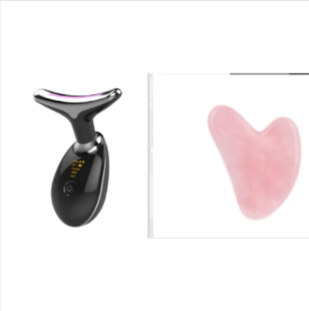 Masajeador para cuello con luz led, reafirma la piel y reduce arrugas