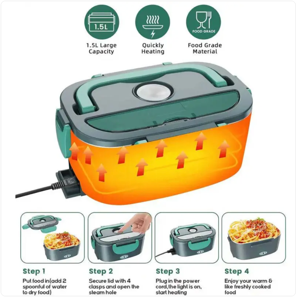 Lonchera Electrica Portatil, para calentar comida