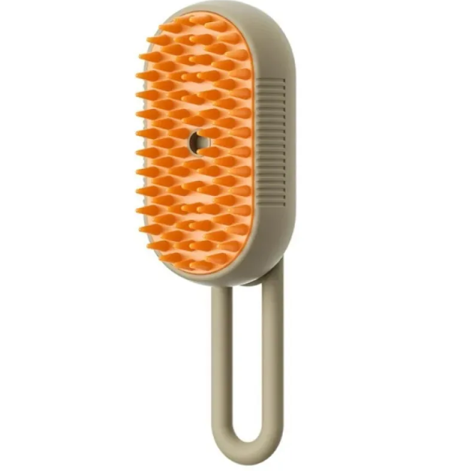 Cepillo a vapor 3 en 1 para gatos y perros/ limpia, peina y quita pelo
